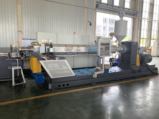 Beli 300kgh PP Flat Yarn Extruder Pembuatan Benang Rumput Buatan Lurus online manufacture